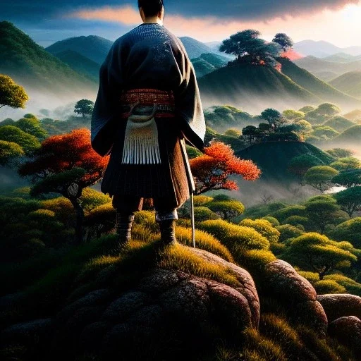 Ultra detailed fullbody Portrait in oil on canvas of Ghost Of Tsushima scenery,intense stare,extremely detailed digital painting, extremely detailed face,crystal clear Big eyes, mystical colors ,perfectly centered image, perfect composition, rim light, beautiful lighting,masterpiece,8k, stunning scene, raytracing, anatomically correct, in the style of robert e howard and Ken Kelley and Ohrai Noriyoshi and Simon Bisley and tomzj1