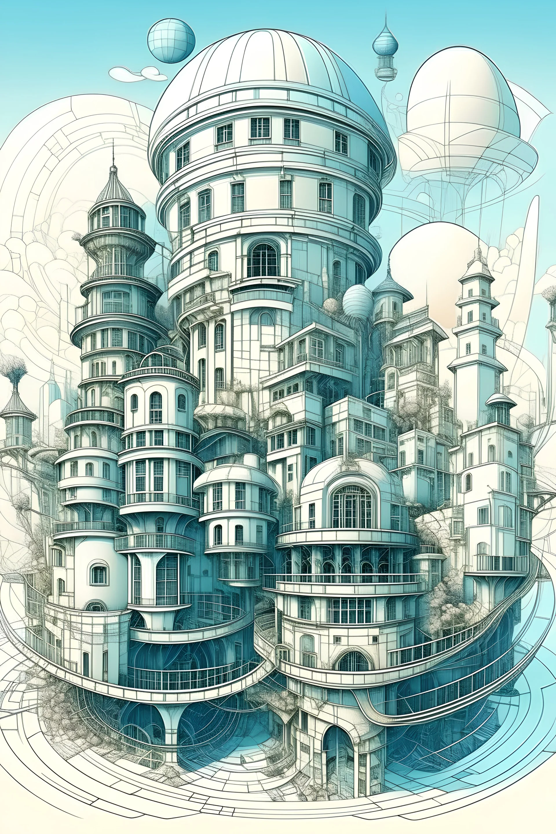 Architecture in dream city