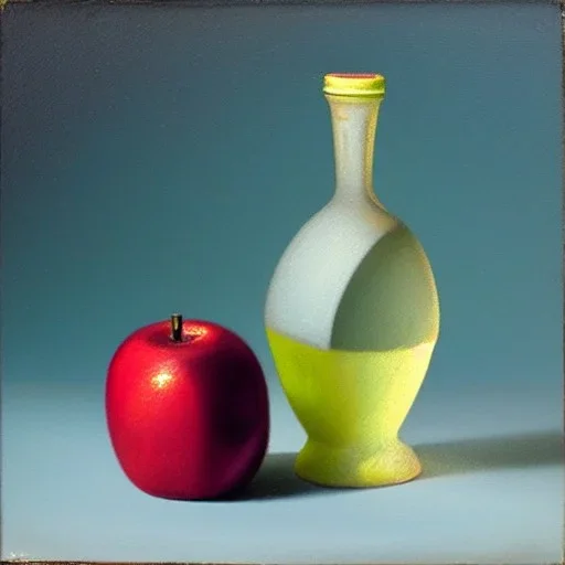 still life bottle