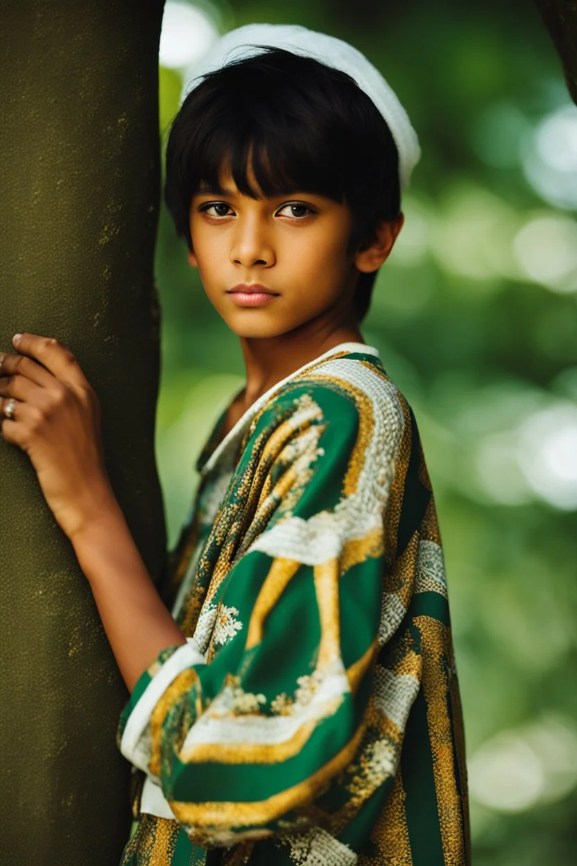 12 year old young boy with olive skin and dark hair