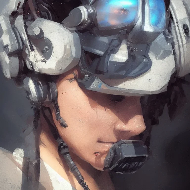 8K resolution concept art portrait by Greg Rutkowski, airplane pilot