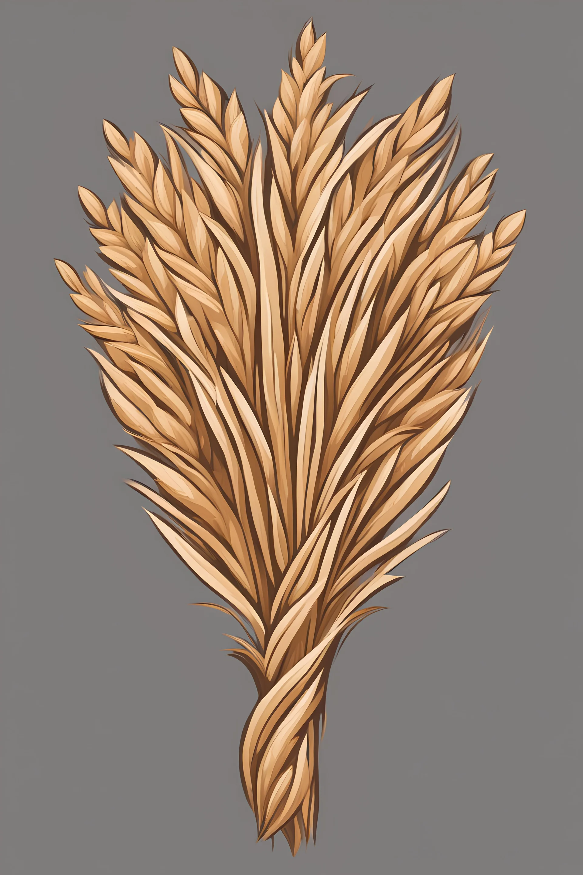 wheat sheaf simplified clipart