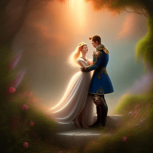 romantic fantasy spray painting