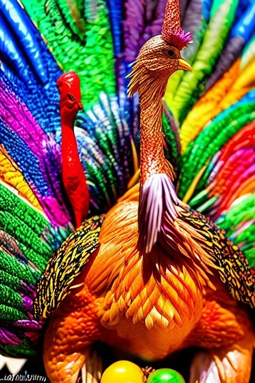 one big colorful turkey magic world