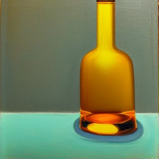 still life bottle