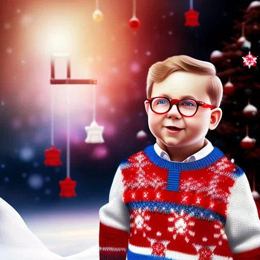 ralphie peter billingsley glasses, chubby boy in argyle sweater holding a bar of (red soap) window snowy