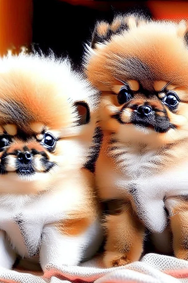 cute little Pomeranian puppies