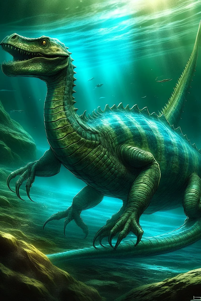 plesiosaur scifi art