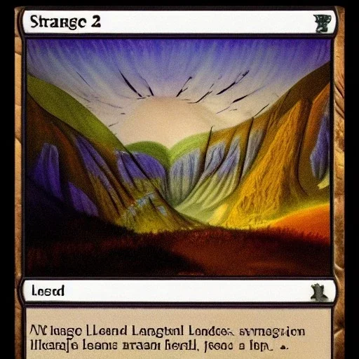 Strange & beautiful lands