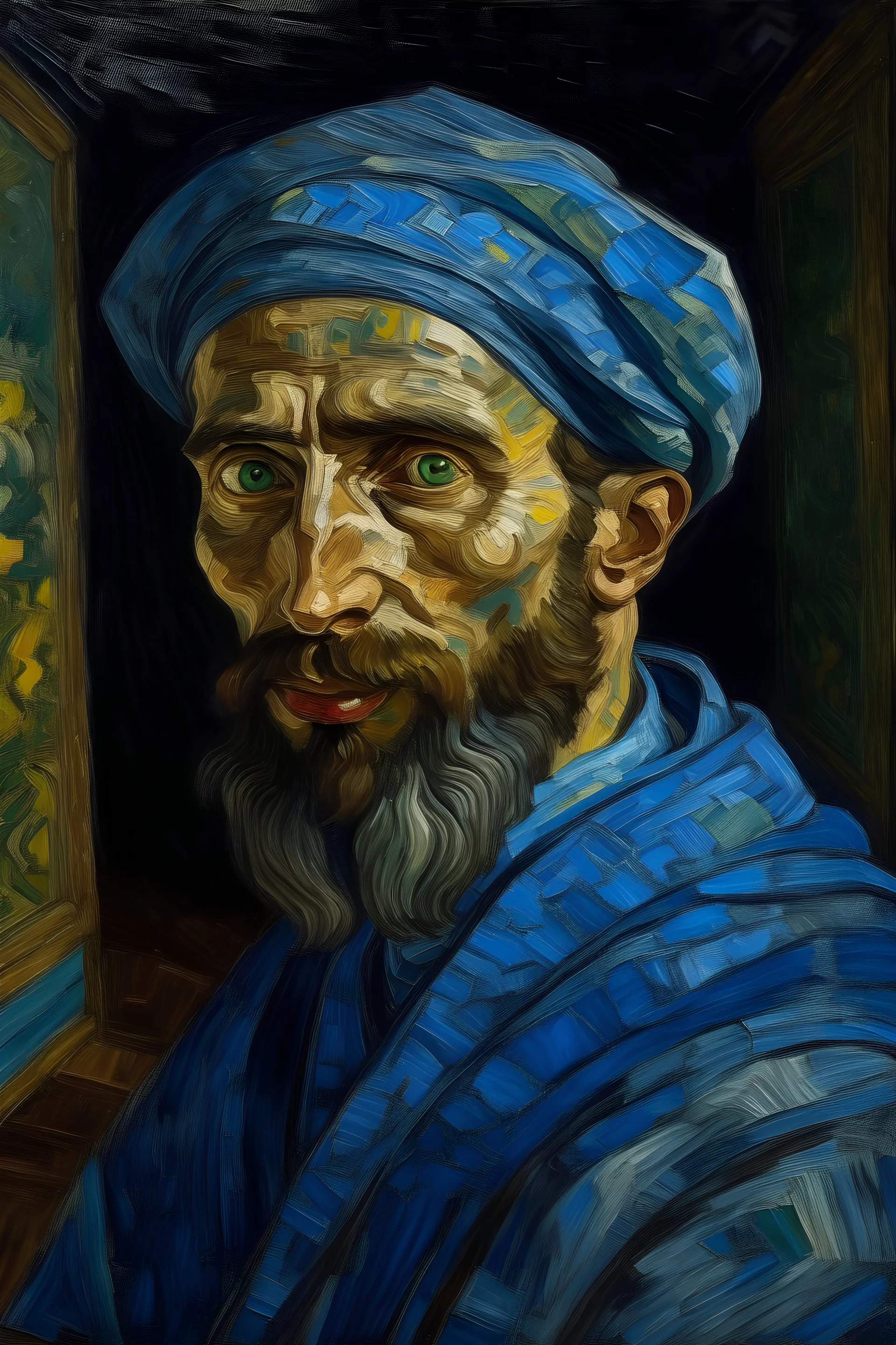 Portrait of arabian milff by Van Gogh