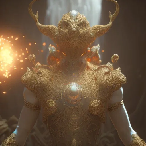 The magic god, mysterious, soft lighting, unreal engine 5 volumetric lighting, intricate details, realistic style, 8k resolution