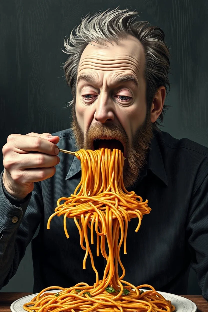 walter white choking on spaghetti