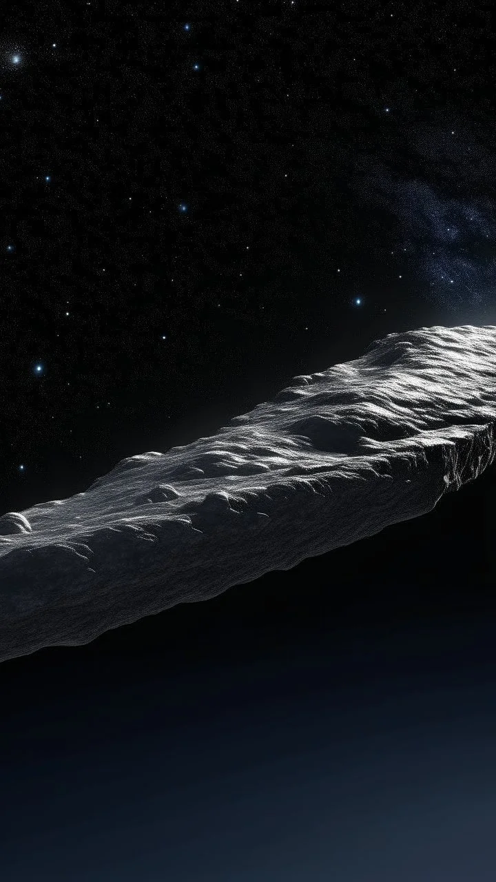 A comet looks like French Baguette