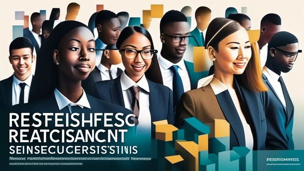 An impactful image reflecting the importance of successful recruitment strategies in the business world and how these strategies can make employee teams more diverse and productive, contributing to success in today's competitive job market.