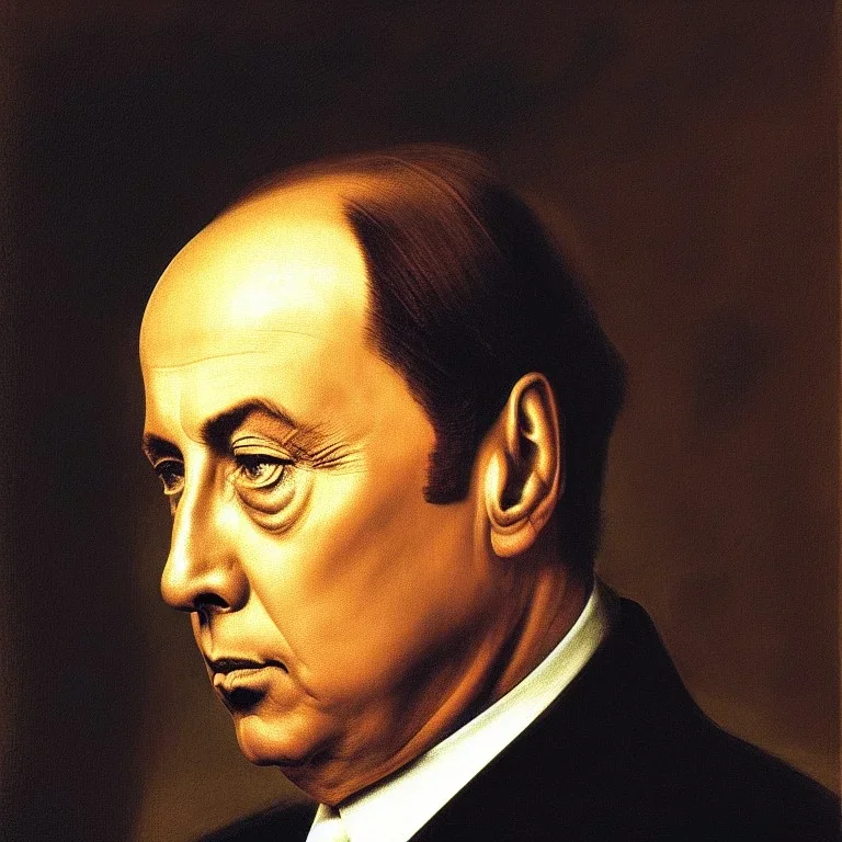 Portrait of Berlusconi