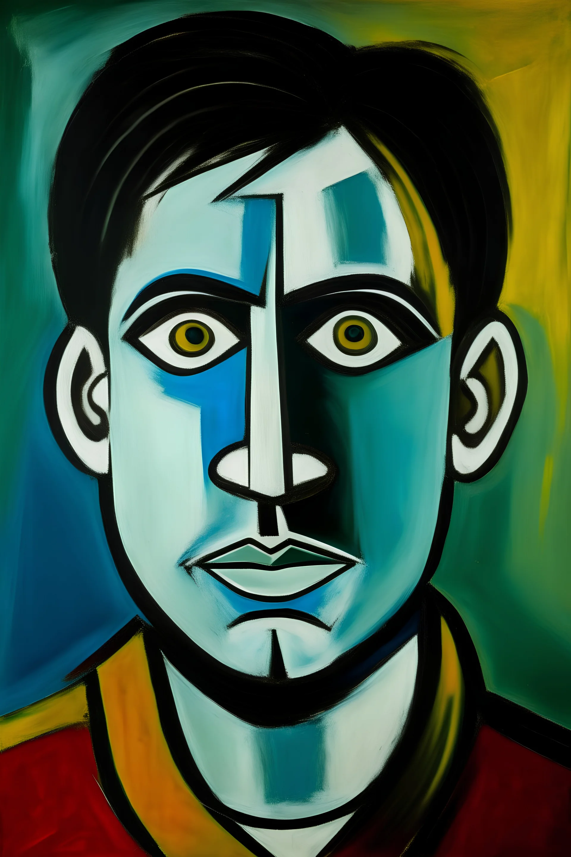 Retrato de Messi por Picasso