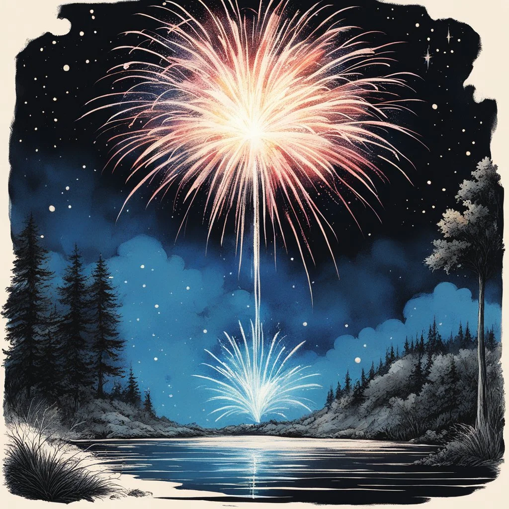 The Focus: Fireworks! The Astral Celluloid: A Vision of the Shire The celluloid melts at the edges, man. The ink is still wet and dripping down the page like a Steadman ink blot—furious, jagged, beautiful. I took a hit of the lightning, felt the synthetic iron rush through my veins, and saw this scene trapped in the pages of Heavy Metal. Here is your Moebius dream, dragged through the dirt and the stars: The Verse A canvas of dust, where the desert winds scream, Caught in the lens of a Moebius d