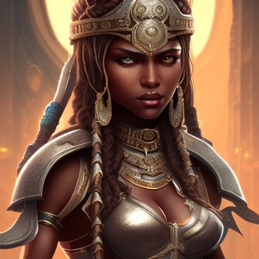 fantasy setting, insanely detailed, dark-skinned woman, indian