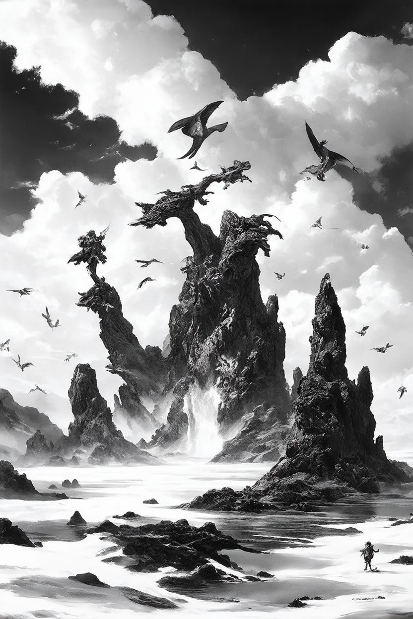 tom lee ethereum oracle of delphi seeing the future in the style of surrealism black and white