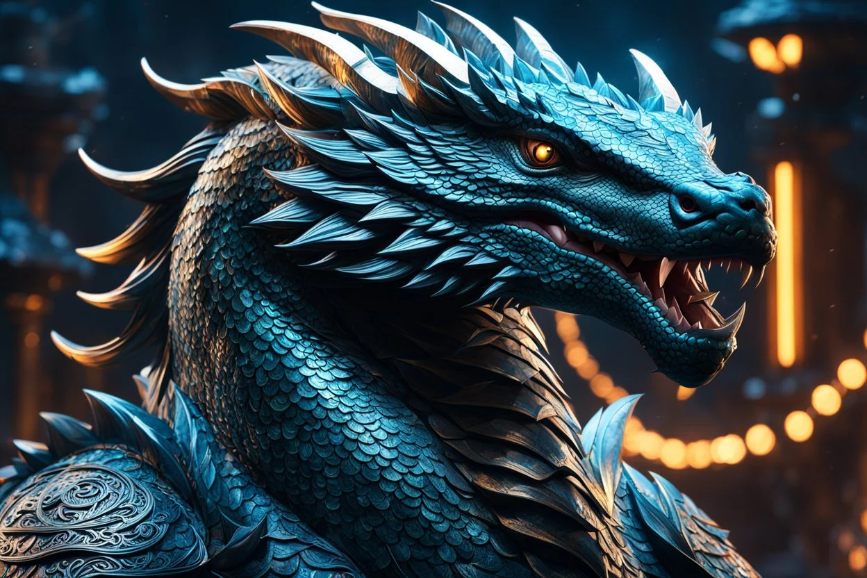 Jörmungandr in 8k cgi game artstyle, dynamic pose, oshare kei, hurufiyya, rtx , neon lights, intricate details, highly detailed, high details, detailed portrait, masterpiece,ultra detailed, ultra quality