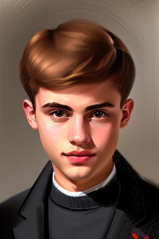 Extremely rich young guy portrait