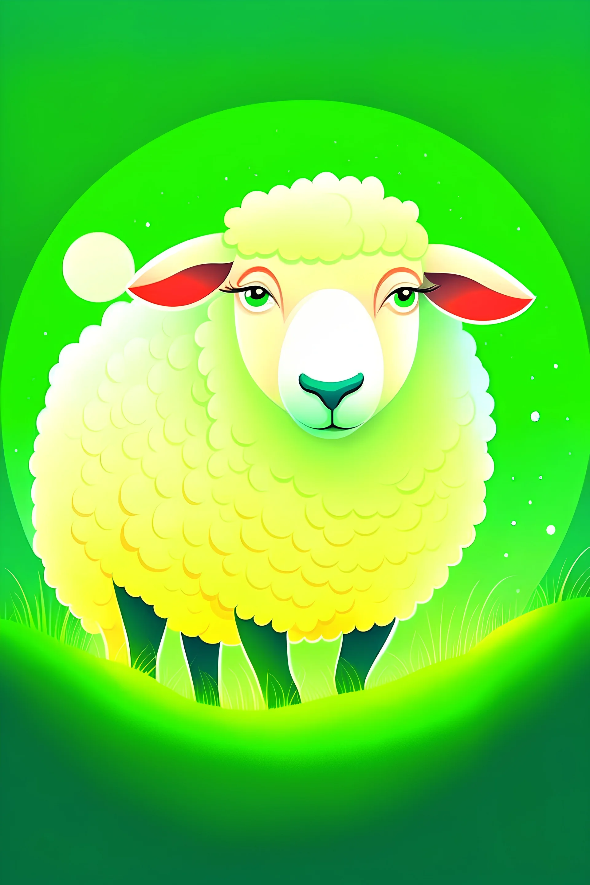 sheep for mobile application splash screen