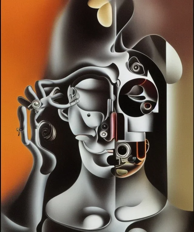 A cyborg optical illusion named Salvador Dali