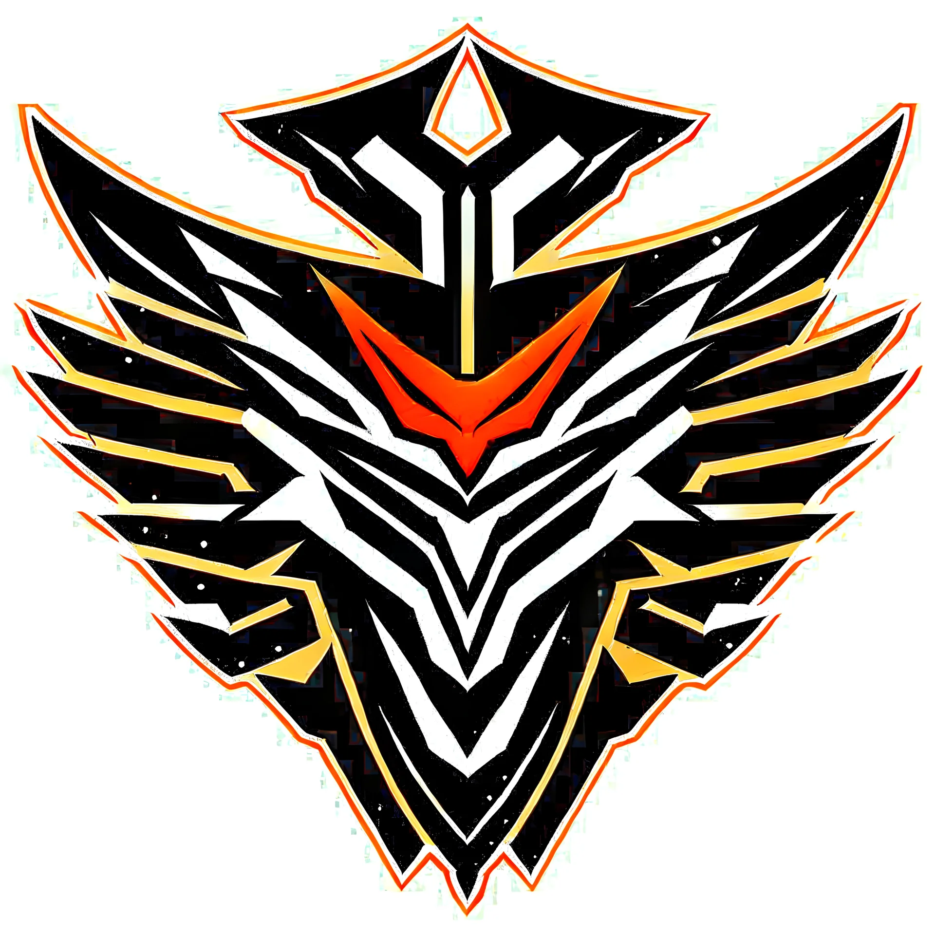 more aggressive, ,the logo with the name of the UNFALLEN team