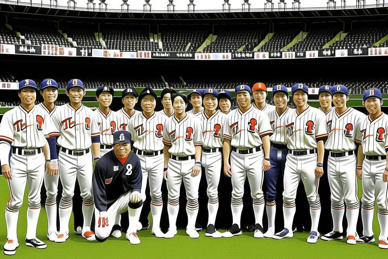 Yomiuri Giants 1970 team, Baseball Japan Giants Matsui, Yomiuri Giants Stadium.
