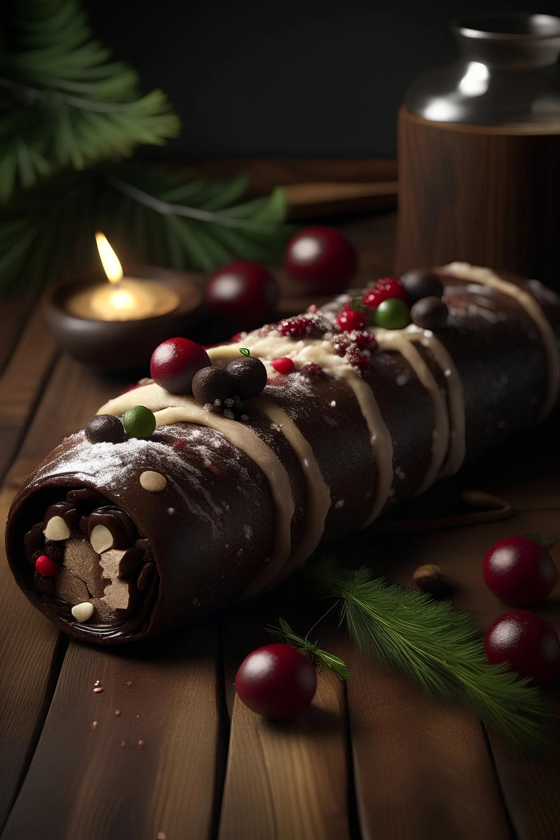 christmas log