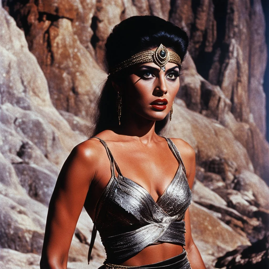 [colour picture: Jason and the Argonauts (1963)] Surpanakha, with her twisted form and ferocious demeanor, presents a stark contrast. Her appearance is more ominous, bearing the marks of her demonic lineage. Her once alluring features have been distorted, reflecting the darkness that resides within her. Surpanakha's eyes, filled with a fiery intensity, convey a sense of danger and aggression. Her twisted form, with sharp claws and teeth, symbolizes her predatory nature and the ferocity with whic