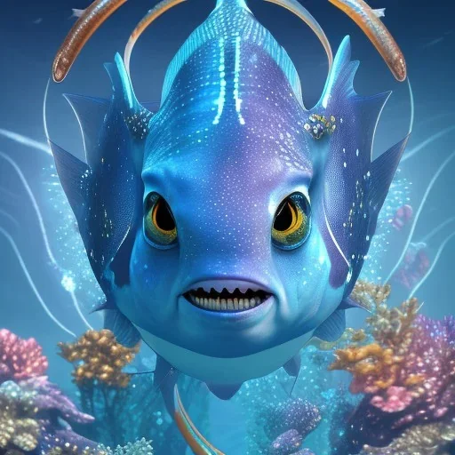 cute fish “wearing avatar make up” Pandora