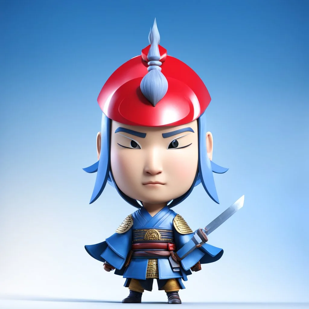 Samurai hombre 3d calidad ultra