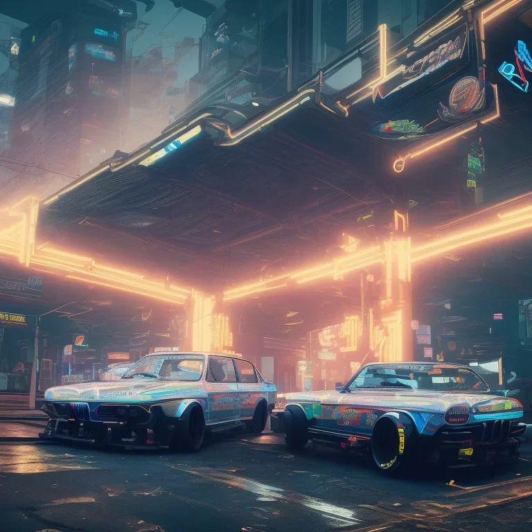 cyberpunk 2077 version of a bmw m5 cs