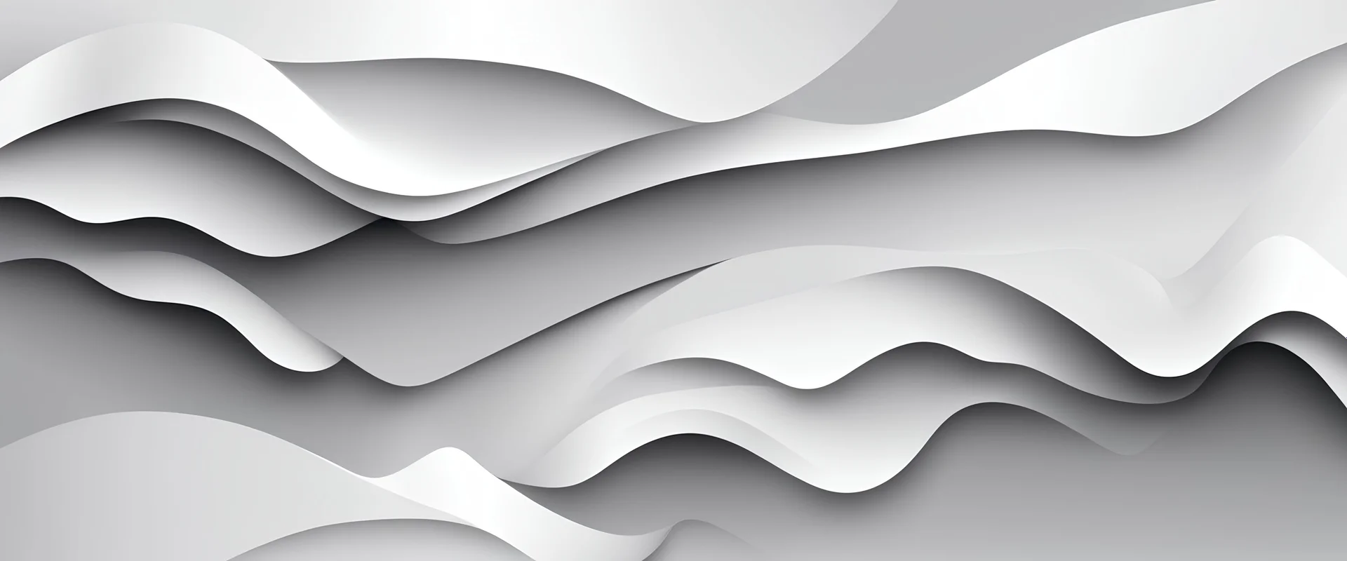 Abstract white and gray gradient dynamic shapes background. Vector design layout for banners, presentations, flyers, posters, decorations, patterns, templates, wallpapers