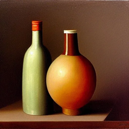 still life bottle