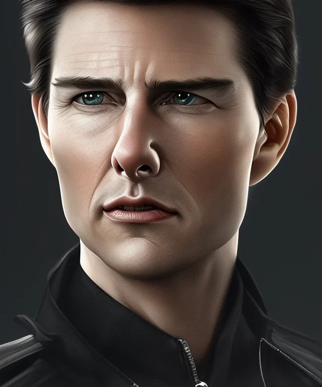 portrait Tom Cruise in Jackal