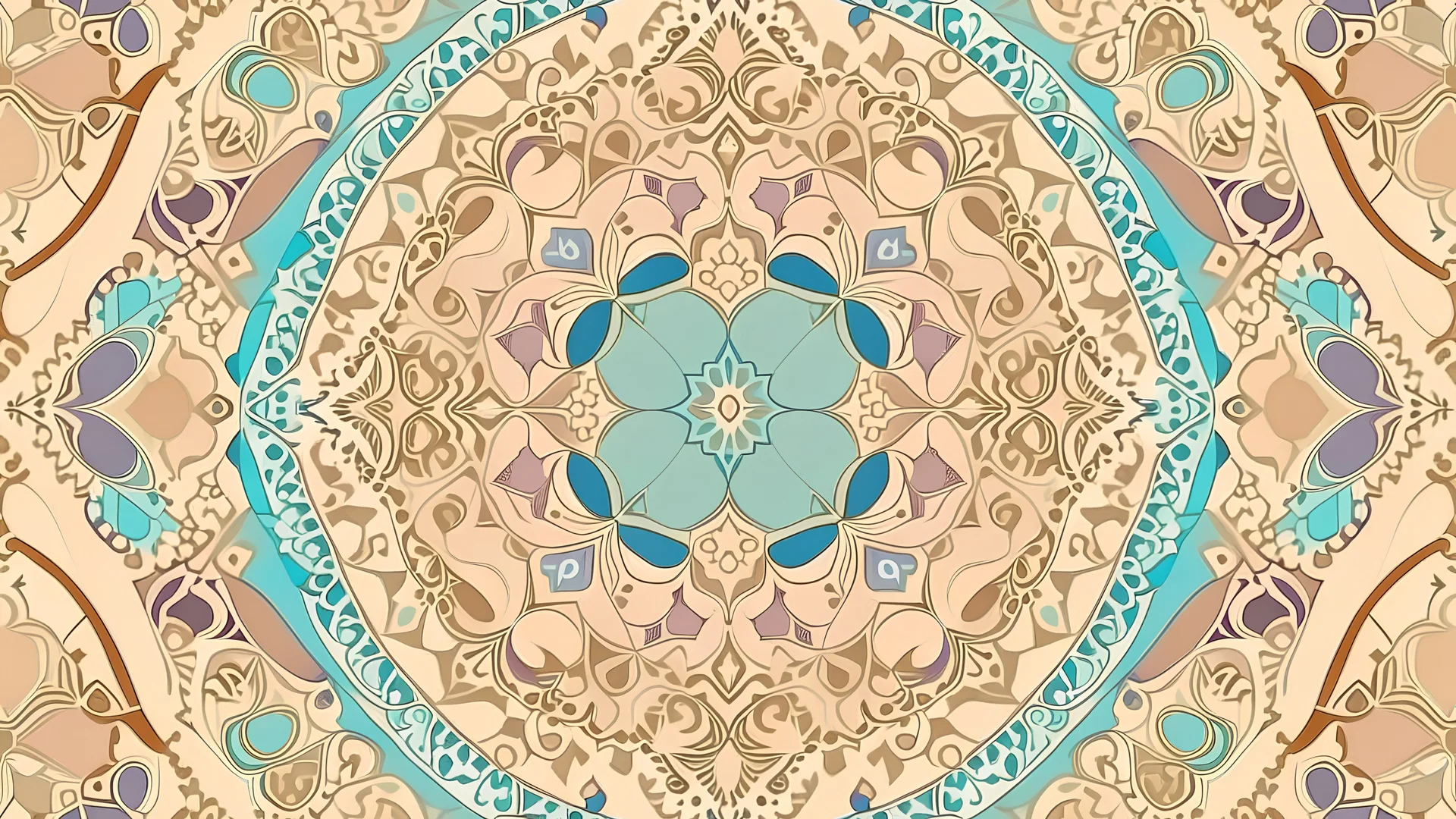 middle eastern background with some pastel colors