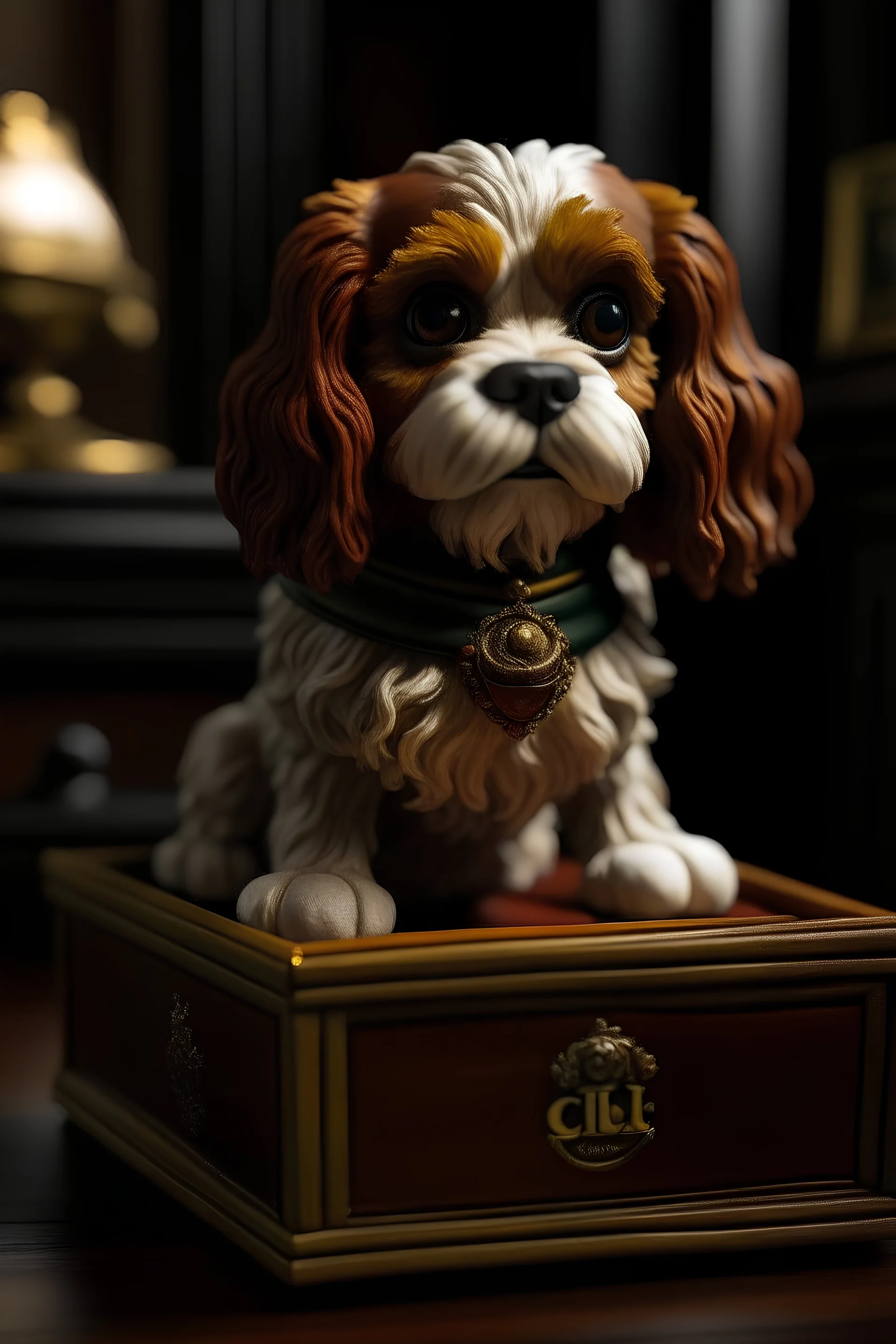 King Charles toy action figure in the box, hdr, hd, realism, realistic, hyper realistic, 4k, 8k, leica, lumix, fujifilm, 35mm