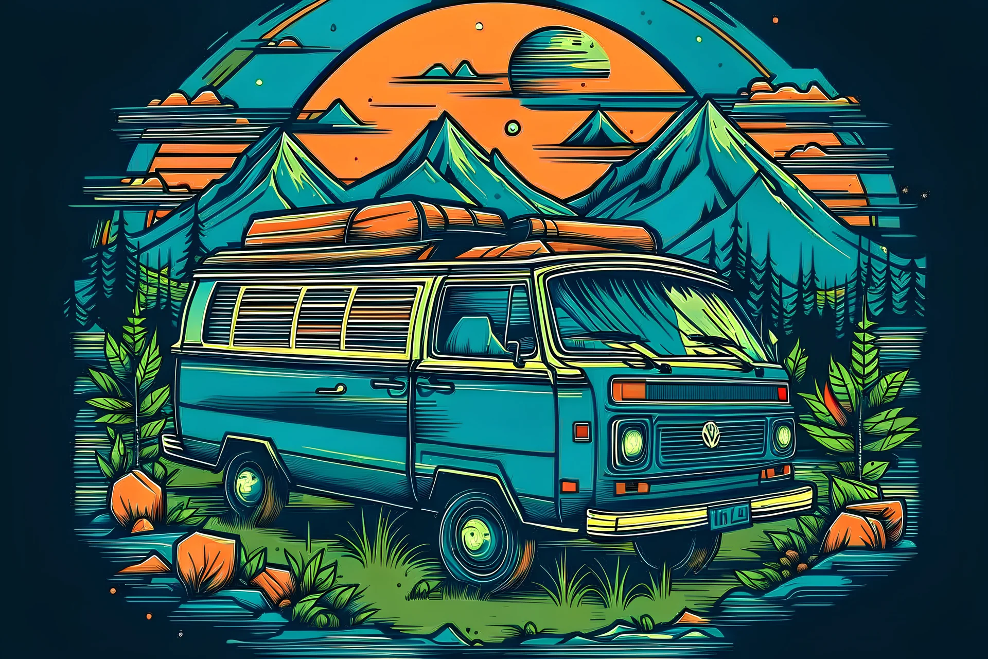 backland retro van