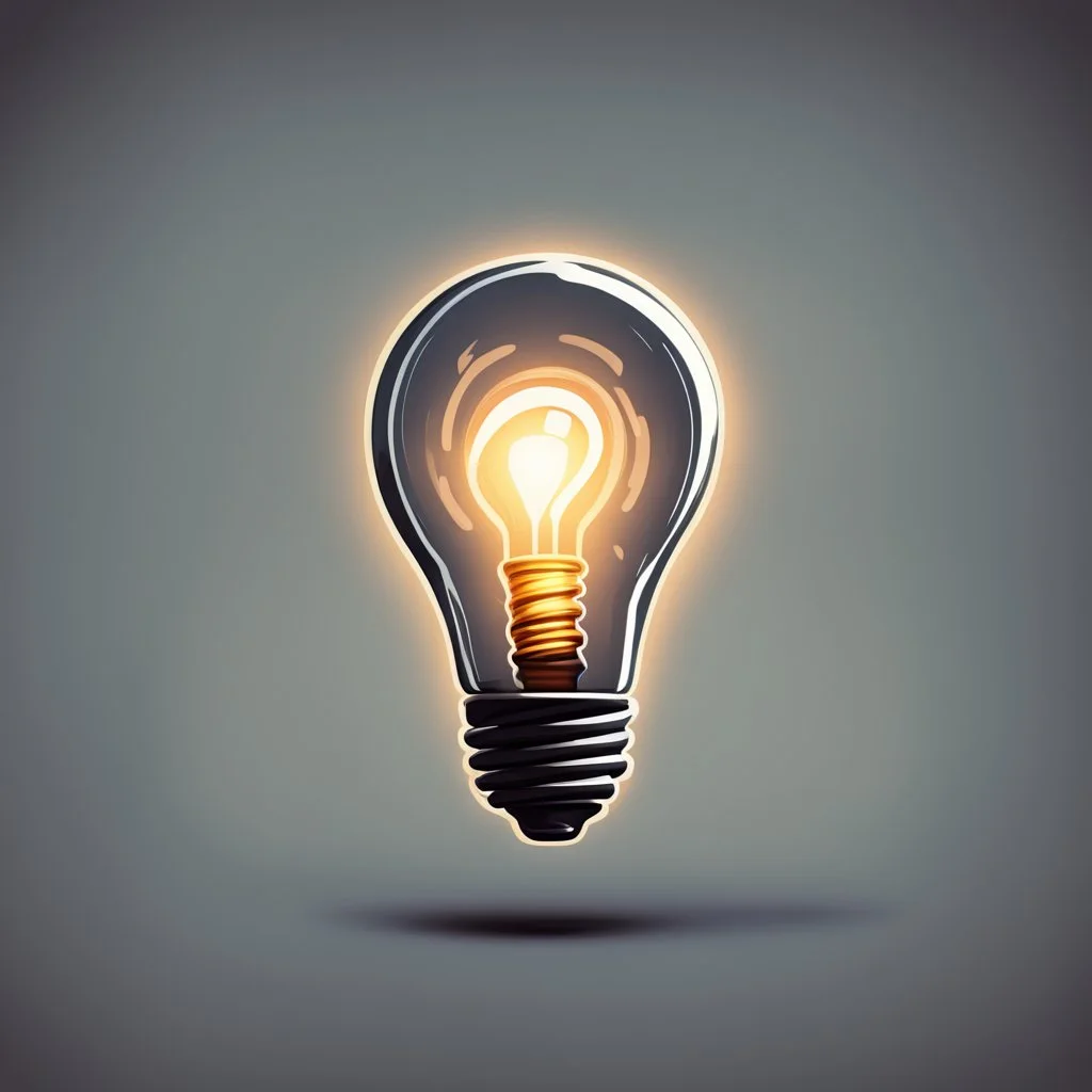 lightbulb game stylized