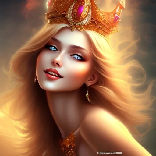 Beautiful women goddess full image smile