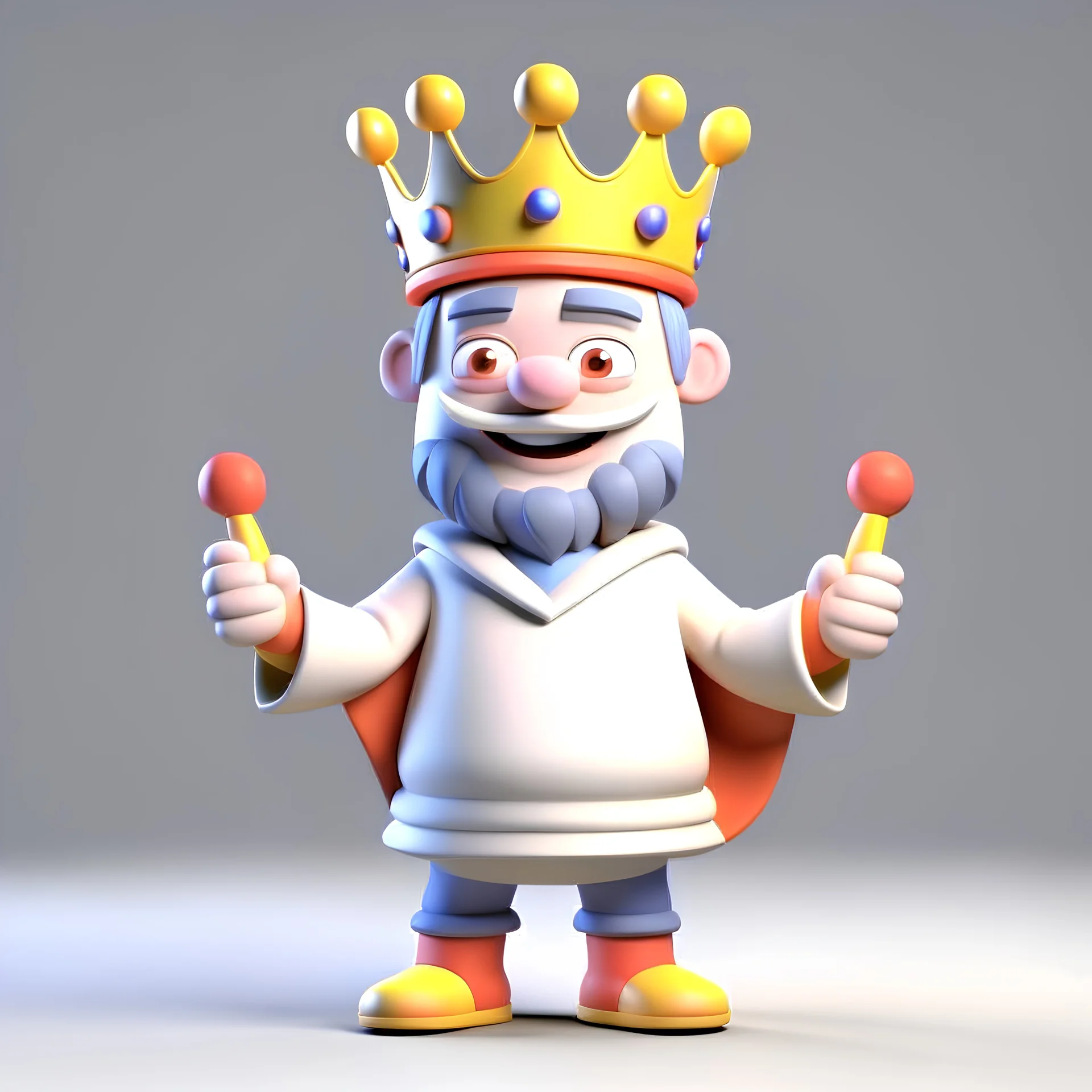 King cheerful 3D