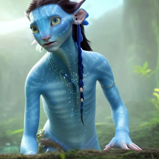 Pandora. It is not clear what you mean by a "makeup-wearing baby" in the context of the film Avatar. baby