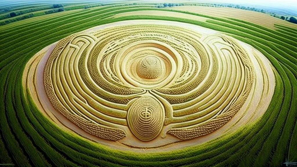 crop circle of a giant breast