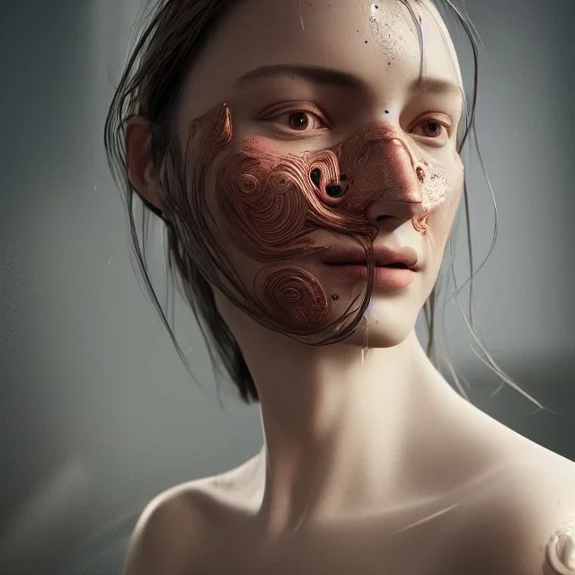 woman wearing a window on face, 8k resolution, high-quality, fine-detail, intricate, digital art, detailed matte, volumetric lighting, illustration, octane render,