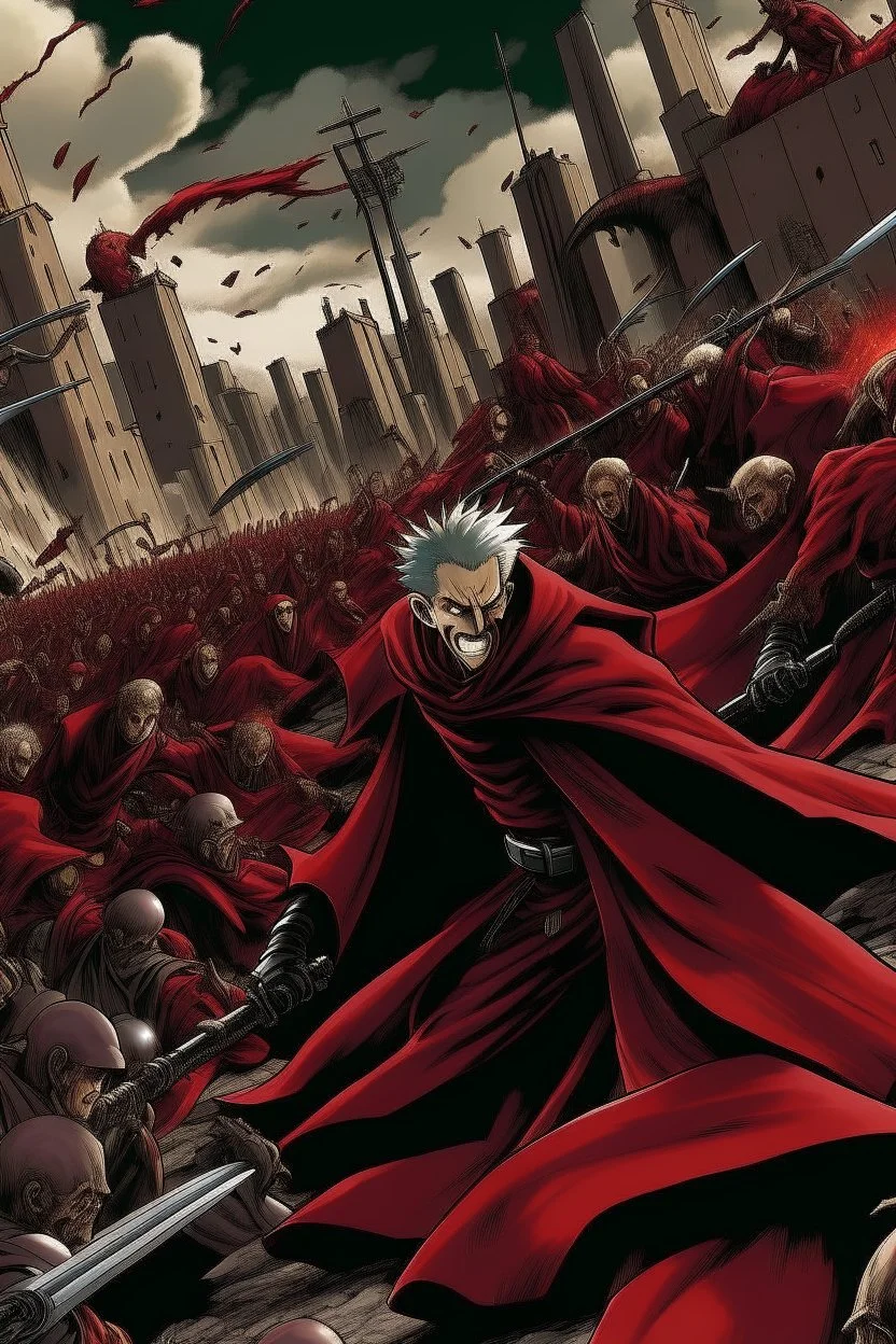 The Vash Stampede in the blood