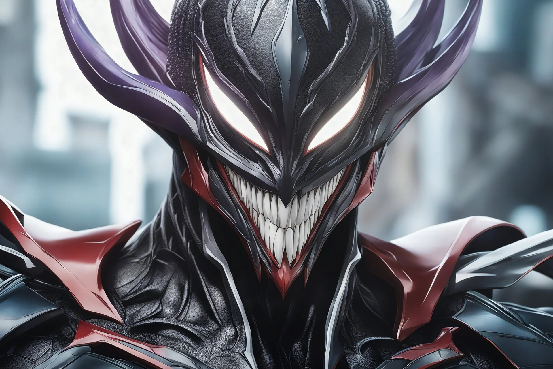 symbiote in 8k 80s anime drawing, shaco model, intricate details, highly detailed, high details, detailed portrait, masterpiece,ultra detailed, ultra quality