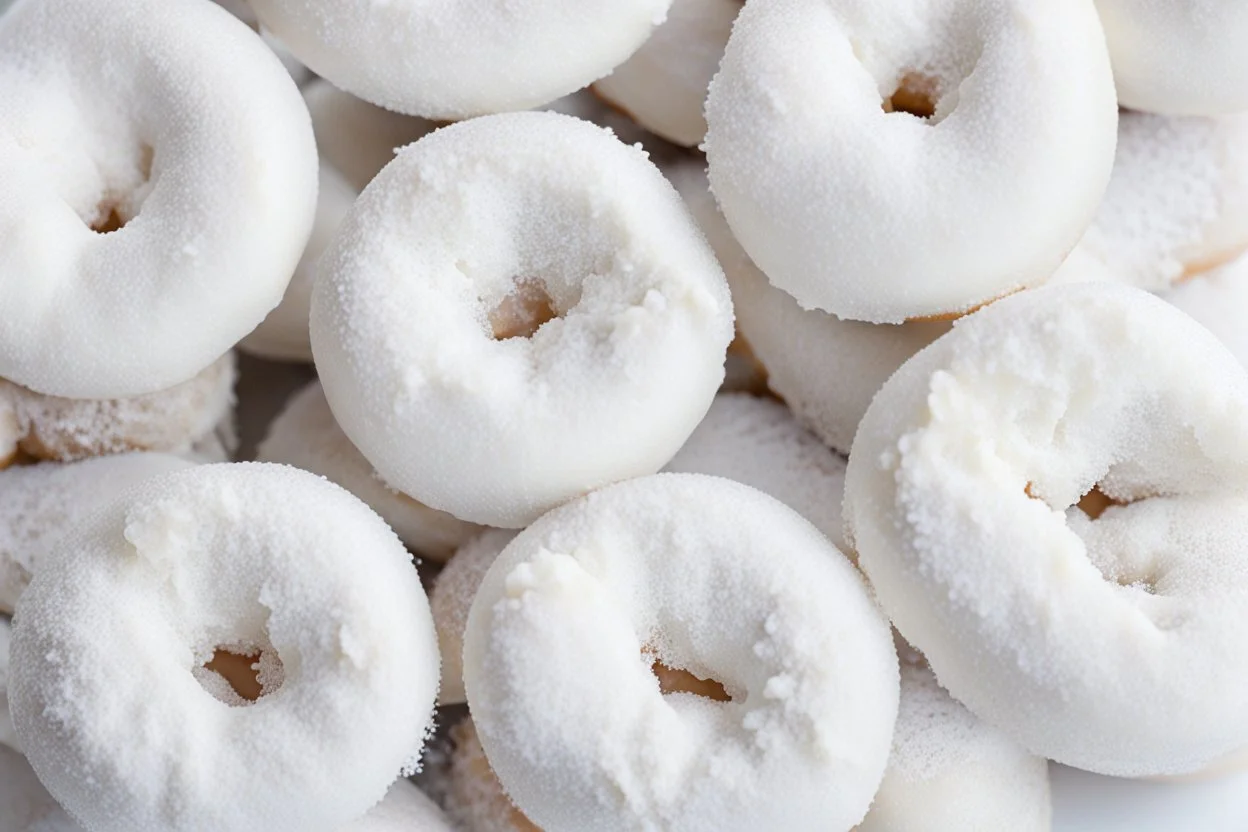 sugar powdered mini-donuts