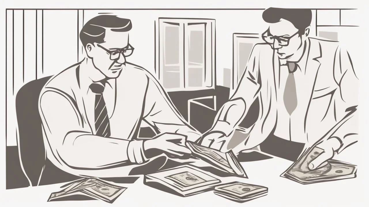 The image accompanying the article symbolically depicts the process of debt management and improving one's personal financial situation. The image portrays an ordinary individual holding the burden of debt and financial challenges in their hands. Meanwhile, another person, representing a financial consultant or advisor, is shown providing advice and guidance to the first person on how to effectively manage their debt and develop strategies to improve their financial situation. This image is ill